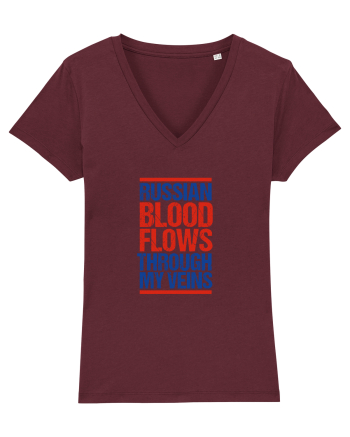 Russian blood flows through my veins Burgundy