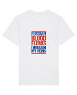 Russian blood flows through my veins Tricou mânecă scurtă Unisex Rocker