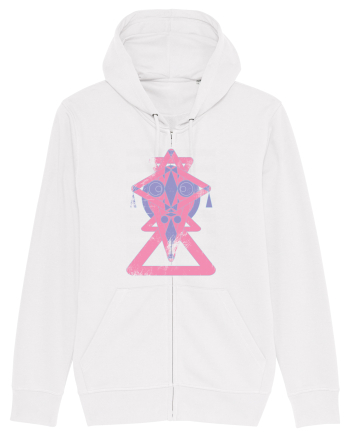 geometric mask White