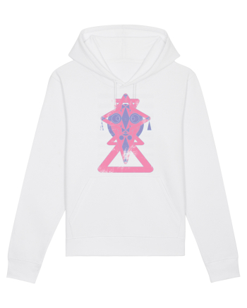 geometric mask White