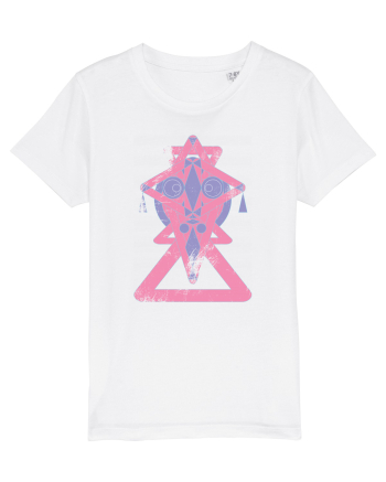 geometric mask White