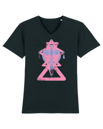geometric mask Black