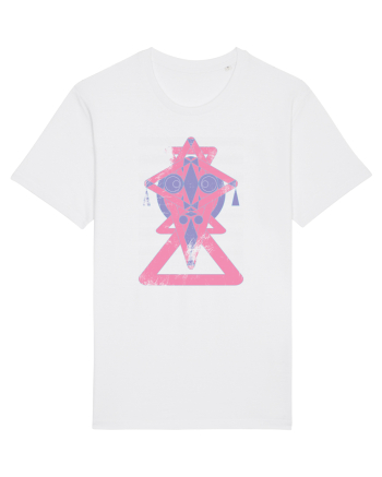 geometric mask White