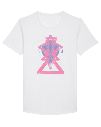 geometric mask White