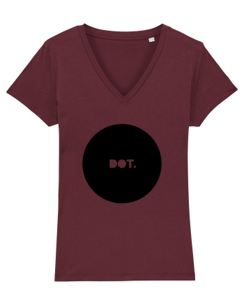 Black DOT. Burgundy