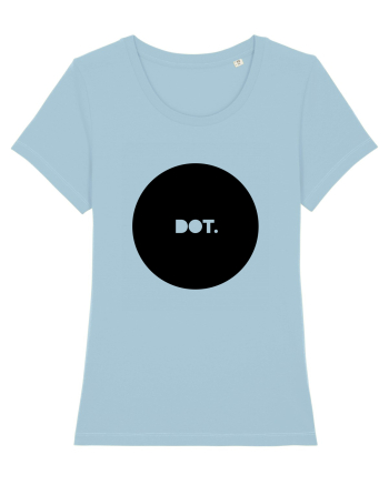 Black DOT. Sky Blue