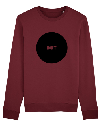 Black DOT. Burgundy