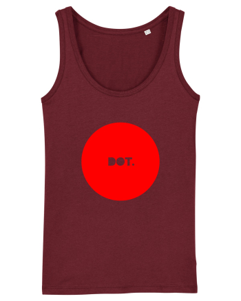 Red  DOT. Burgundy