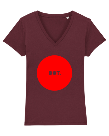 Red  DOT. Burgundy