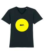 Yellow  DOT. Tricou mânecă scurtă guler V Bărbat Presenter