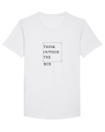 Open mind Tricou mânecă scurtă guler larg Bărbat Skater