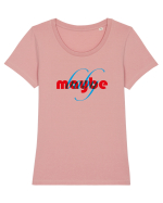 maybe baby Tricou mânecă scurtă guler larg fitted Damă Expresser