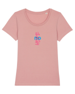 NO hope Tricou mânecă scurtă guler larg fitted Damă Expresser