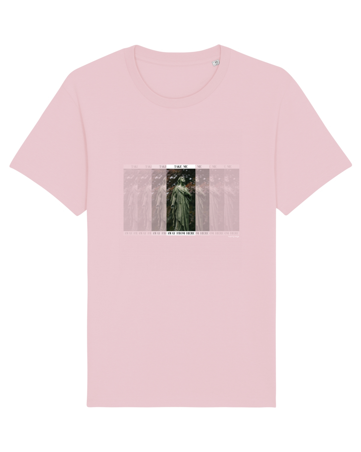 Tricou mânecă scurtă Unisex Rocker Cotton Pink
