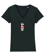 NO hope Tricou mânecă scurtă guler V Damă Evoker