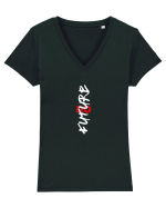 NO future Tricou mânecă scurtă guler V Damă Evoker