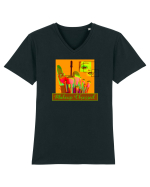 Makeup Obsessed Tricou mânecă scurtă guler V Bărbat Presenter