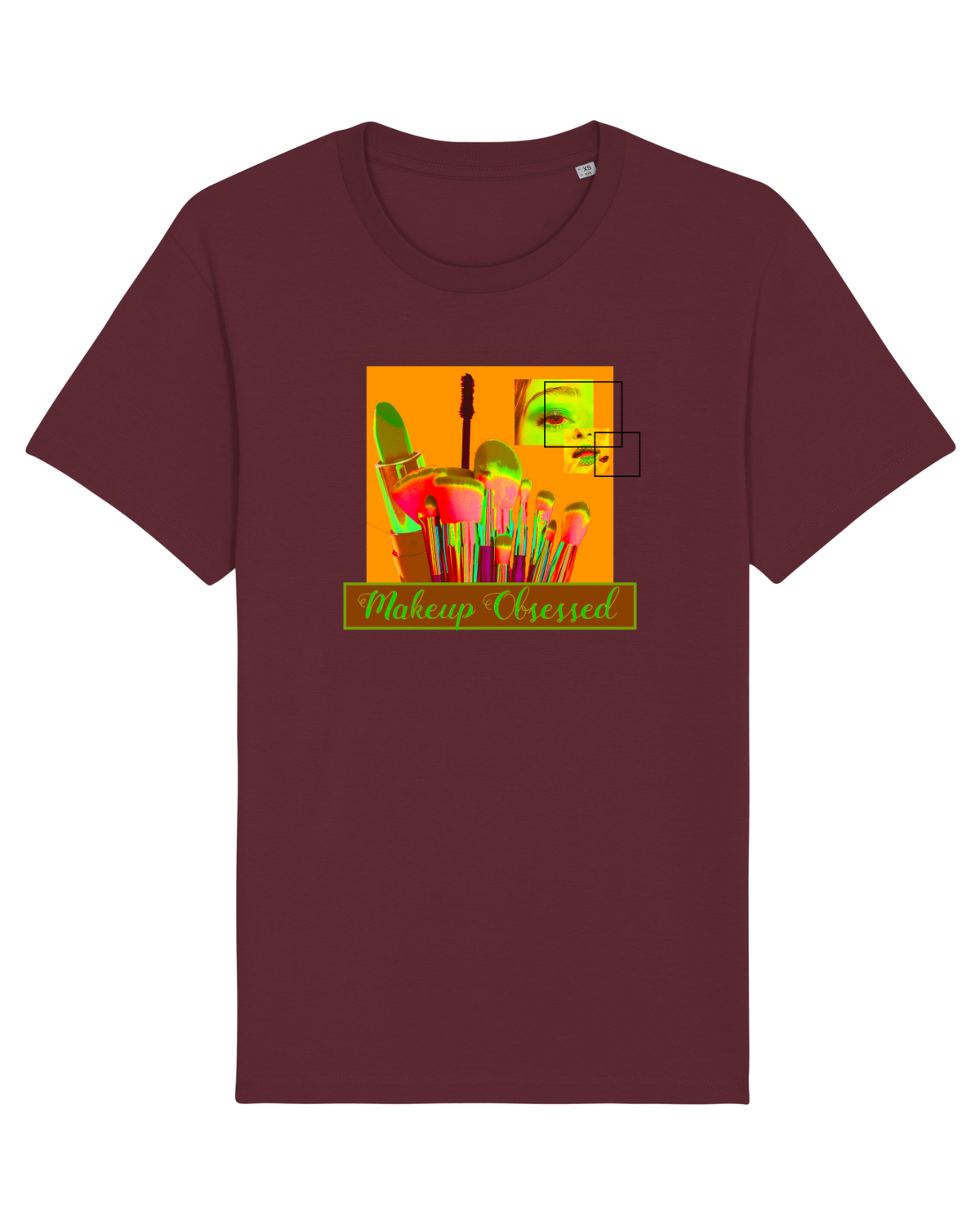Tricou mânecă scurtă Unisex Rocker Burgundy