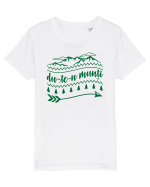 Du-te-n munți Tricou mânecă scurtă  Copii Mini Creator
