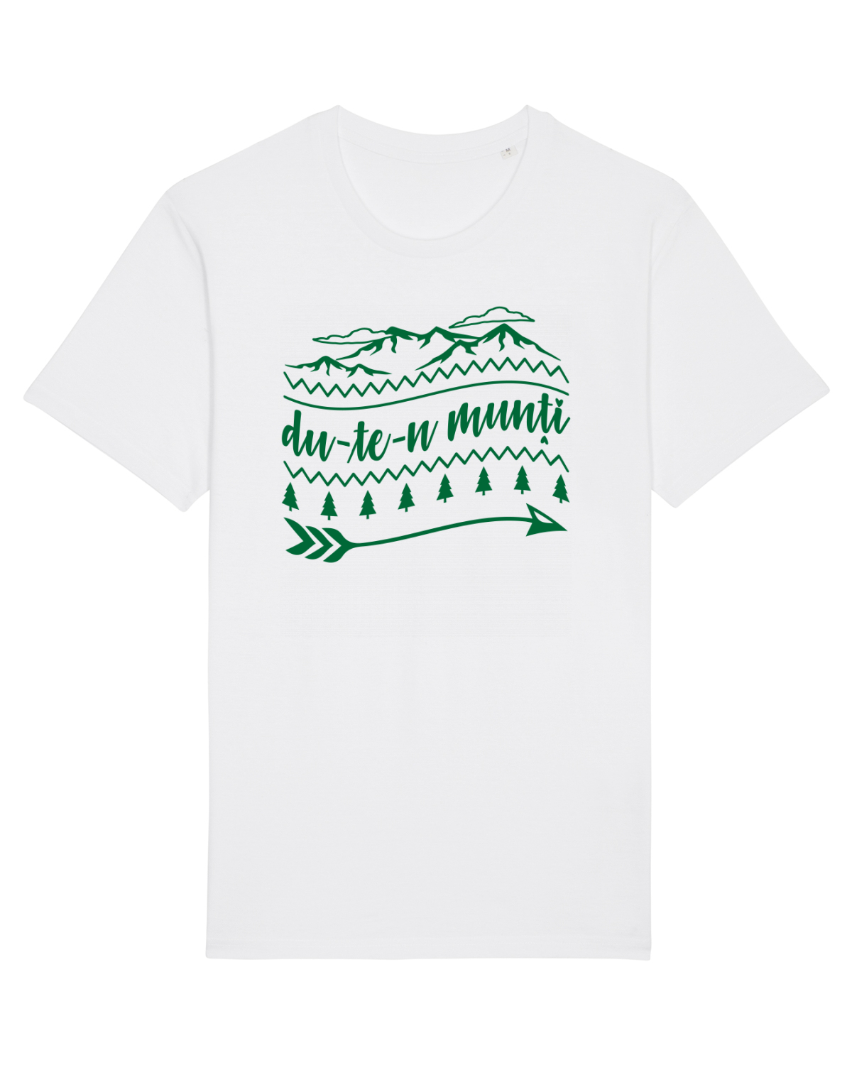 Tricou mânecă scurtă Unisex Rocker White
