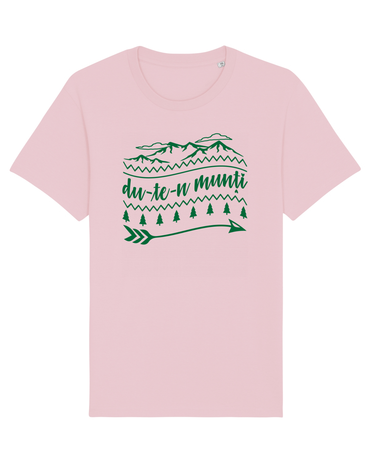 Tricou mânecă scurtă Unisex Rocker Cotton Pink