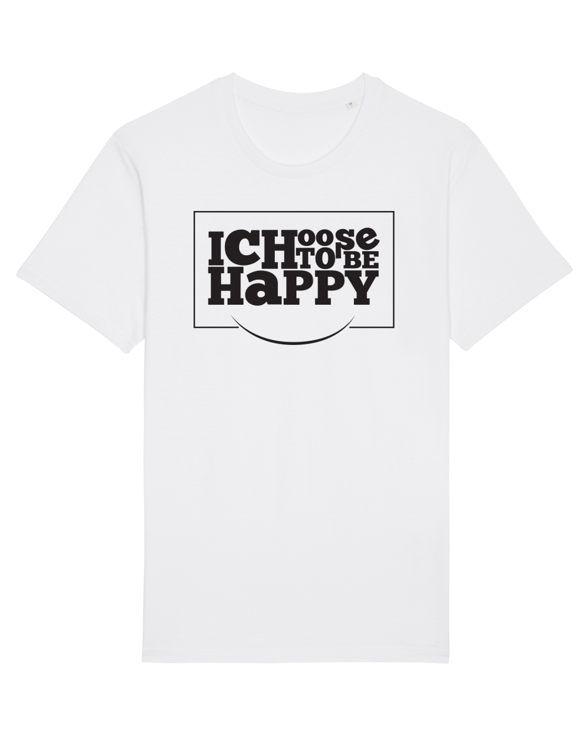 Tricou mânecă scurtă Unisex Rocker White