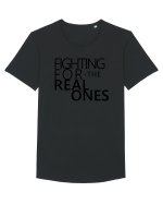 REAL Tricou mânecă scurtă guler larg Bărbat Skater