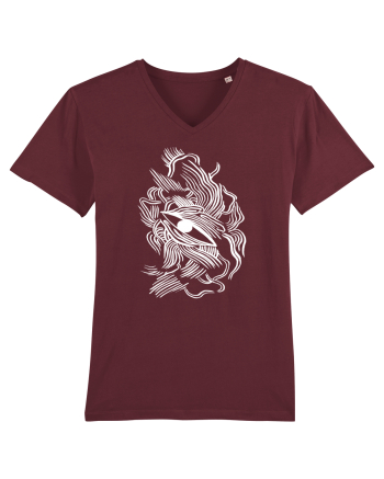 O privire Burgundy