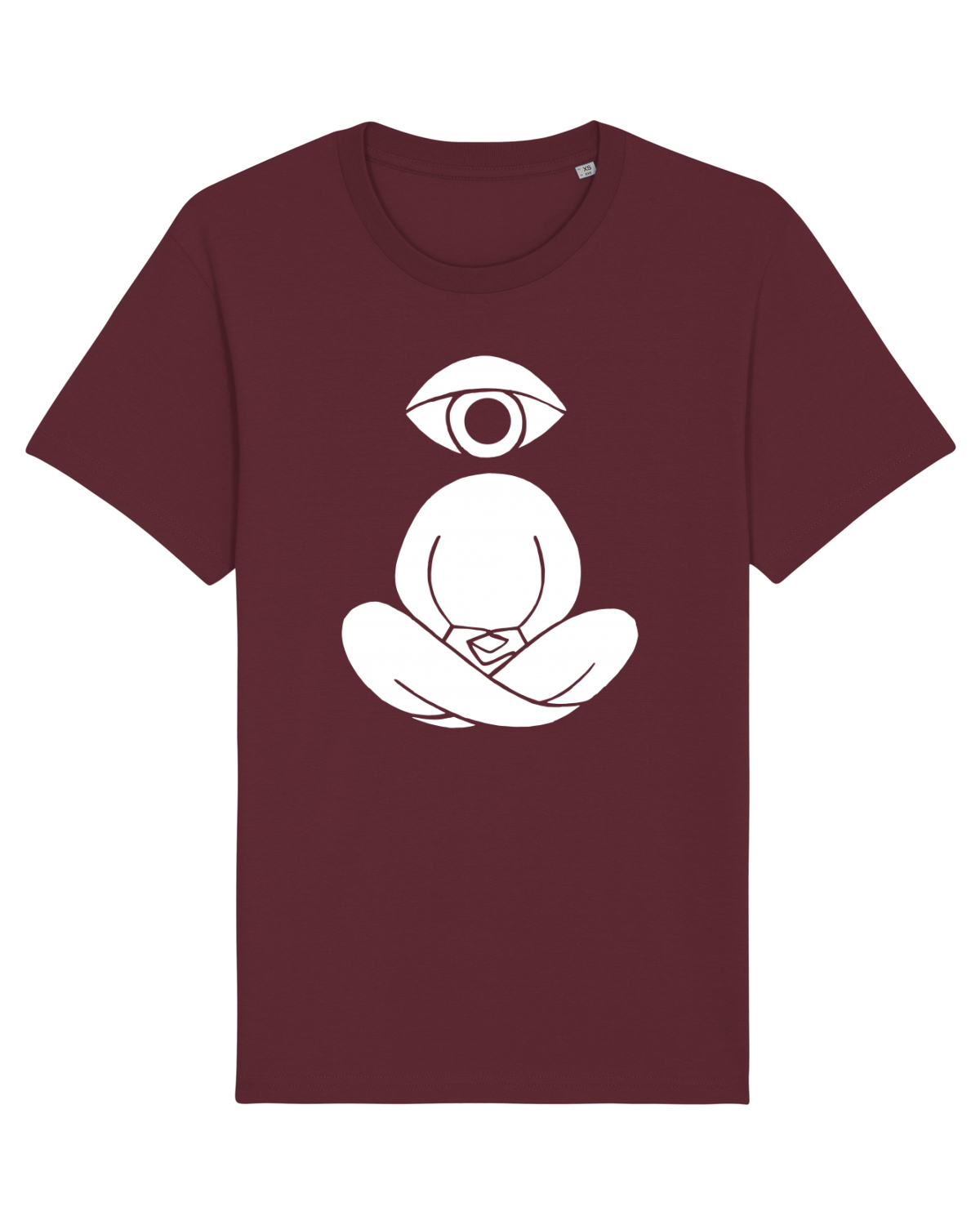 Tricou mânecă scurtă Unisex Rocker Burgundy