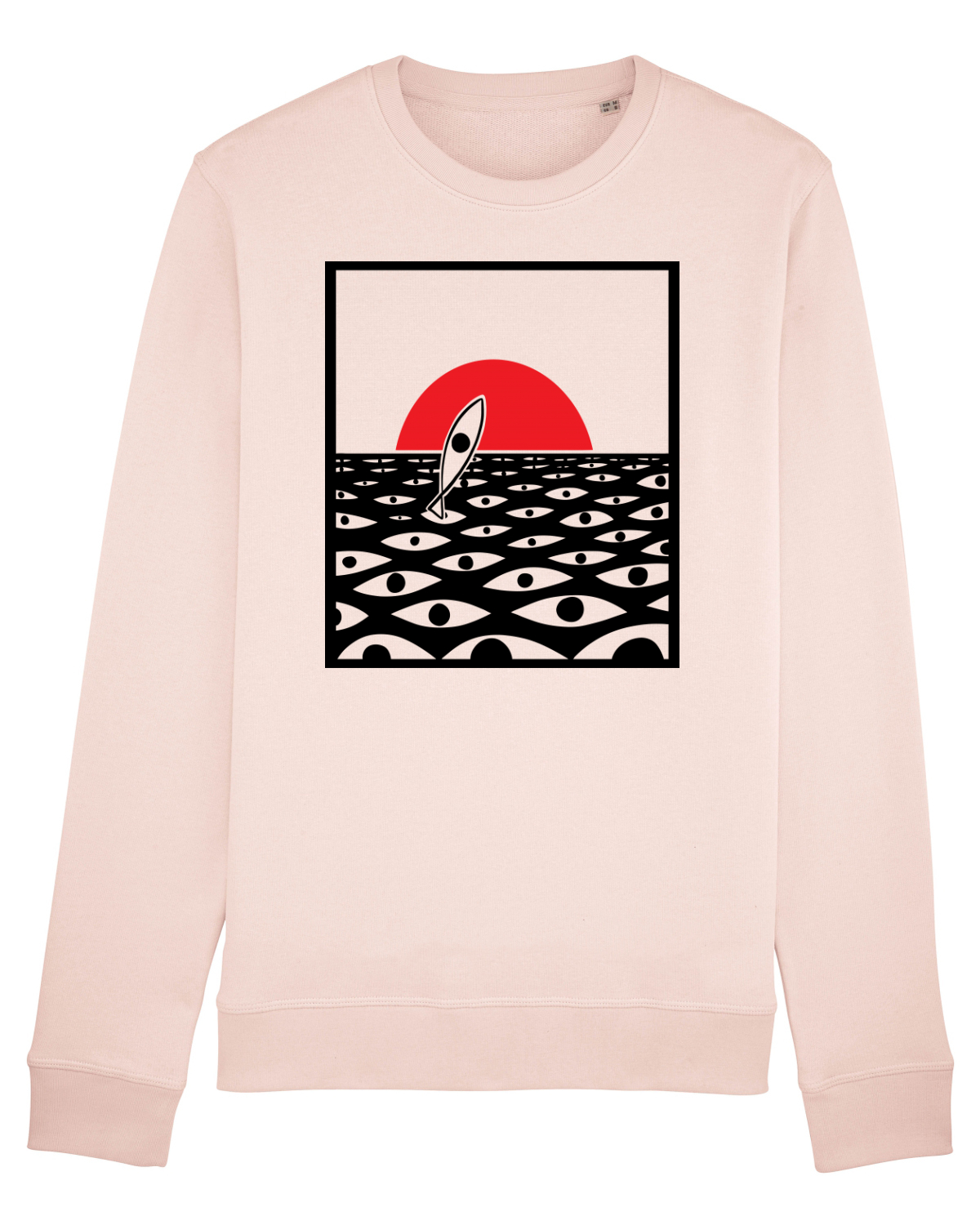 Bluză mânecă lungă Unisex Rise Candy Pink
