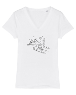 Nights Like These Tricou mânecă scurtă guler V Damă Evoker