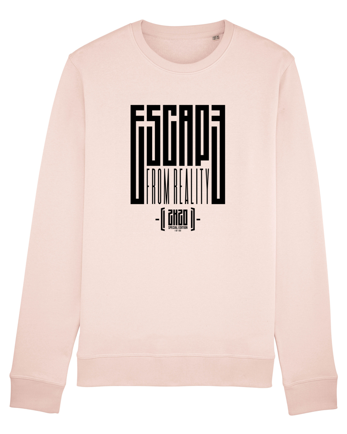 Bluză mânecă lungă Unisex Rise Candy Pink