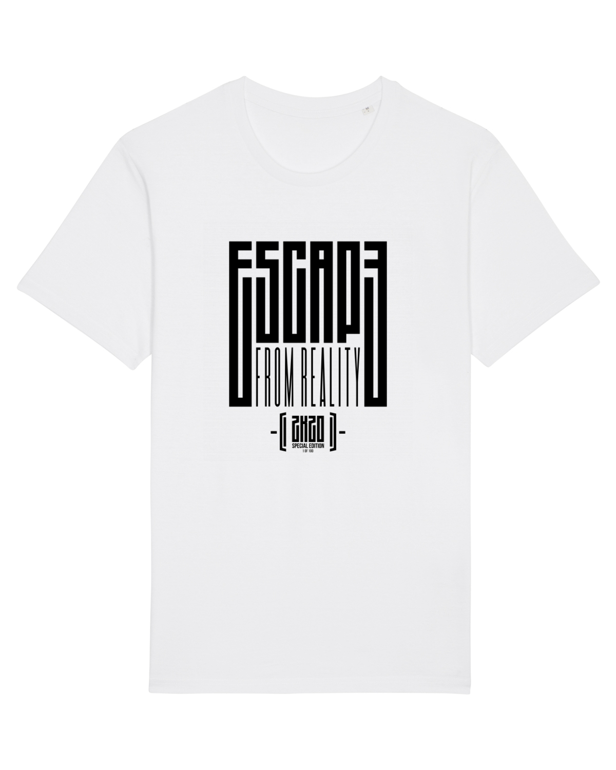 Tricou mânecă scurtă Unisex Rocker White