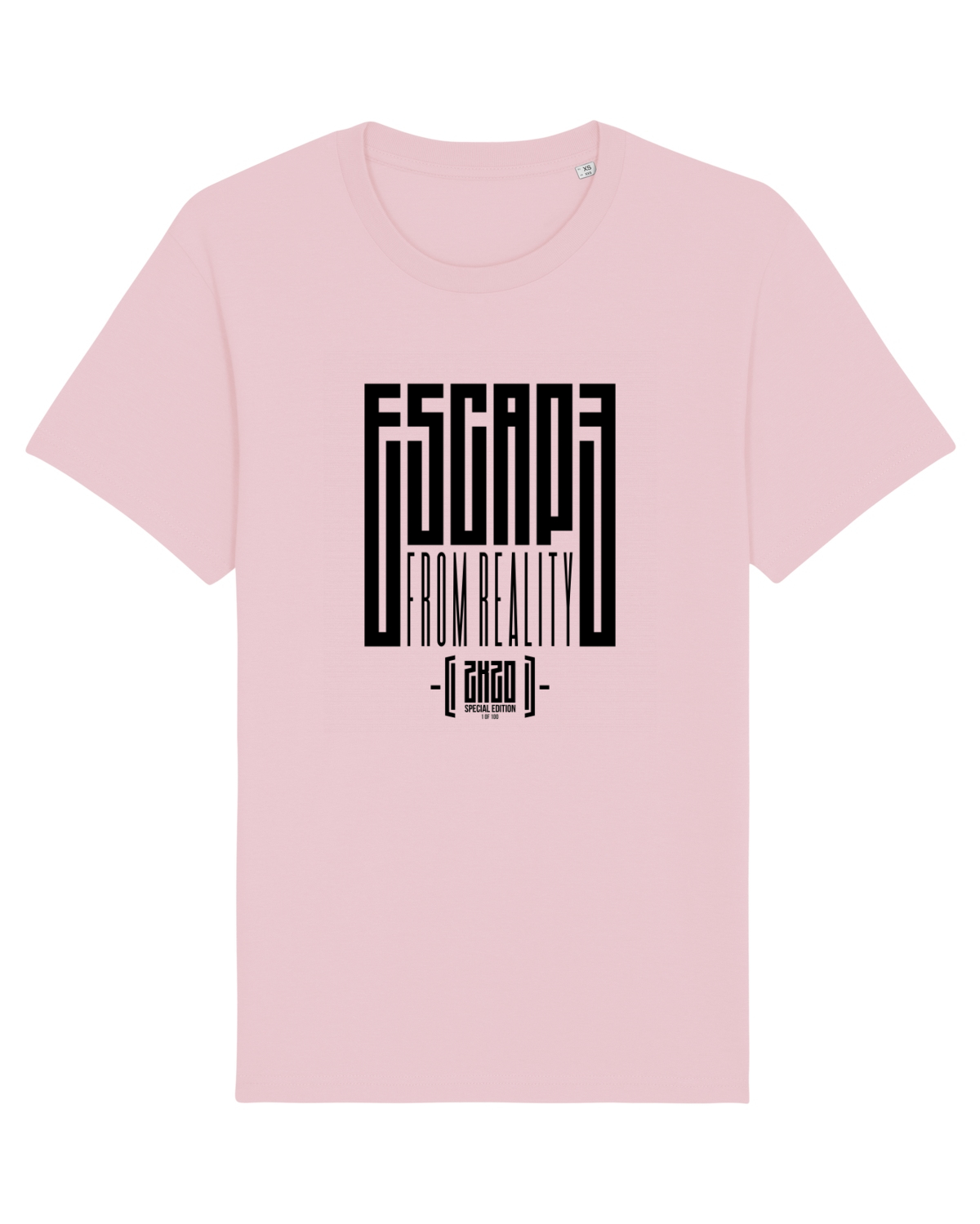 Tricou mânecă scurtă Unisex Rocker Cotton Pink