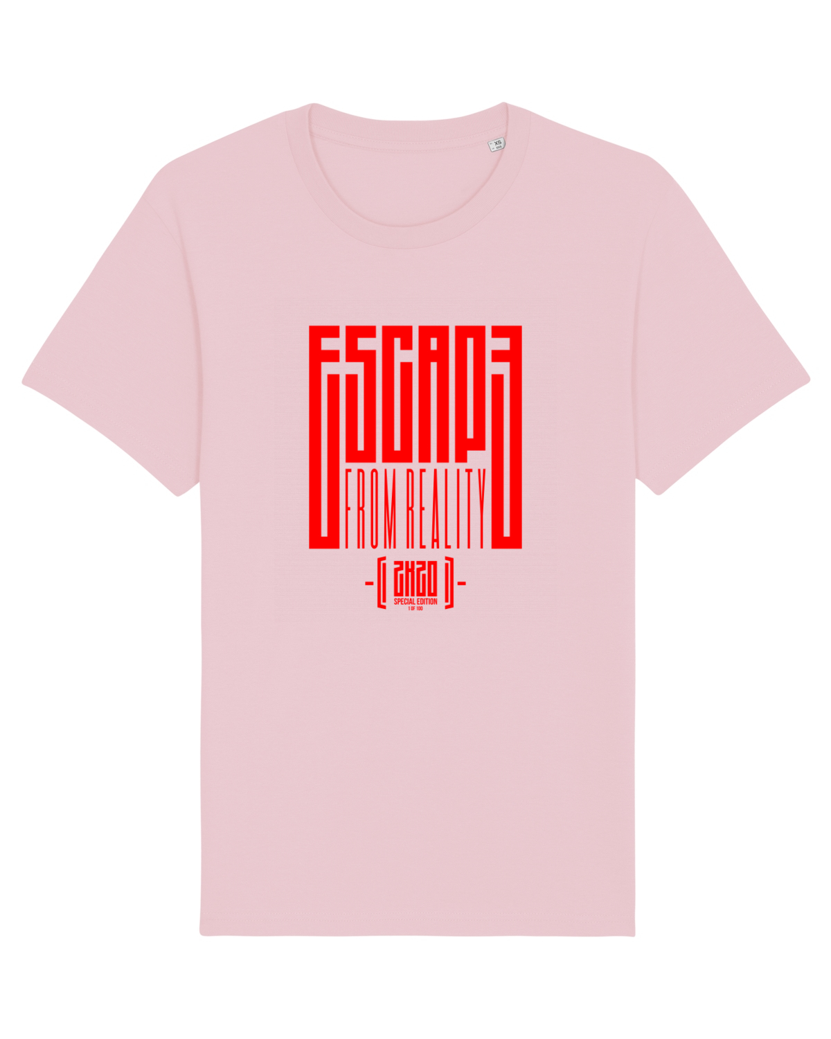 Tricou mânecă scurtă Unisex Rocker Cotton Pink