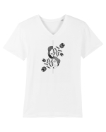 Blooming thoughts Tricou mânecă scurtă guler V Bărbat Presenter