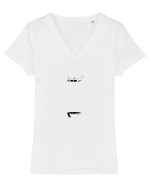 The First Fall Tricou mânecă scurtă guler V Damă Evoker