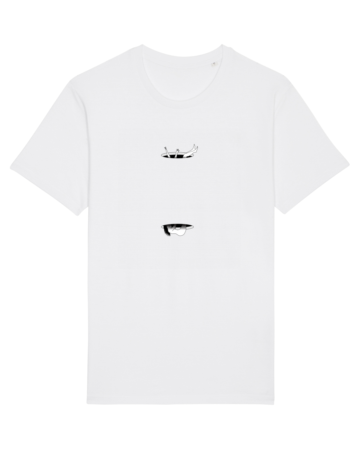 Tricou mânecă scurtă Unisex Rocker White