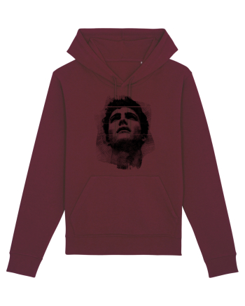 Boy looking up Burgundy