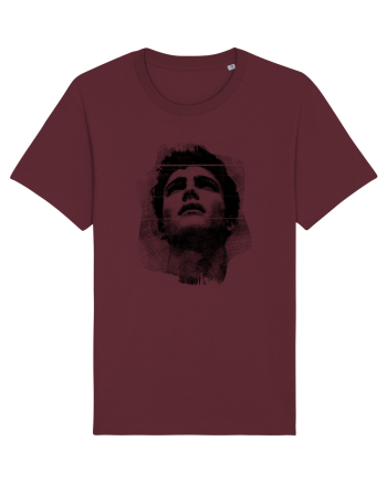 Boy looking up Burgundy