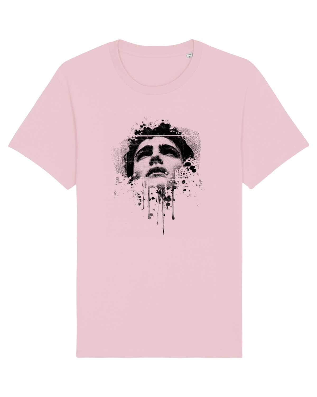 Tricou mânecă scurtă Unisex Rocker Cotton Pink
