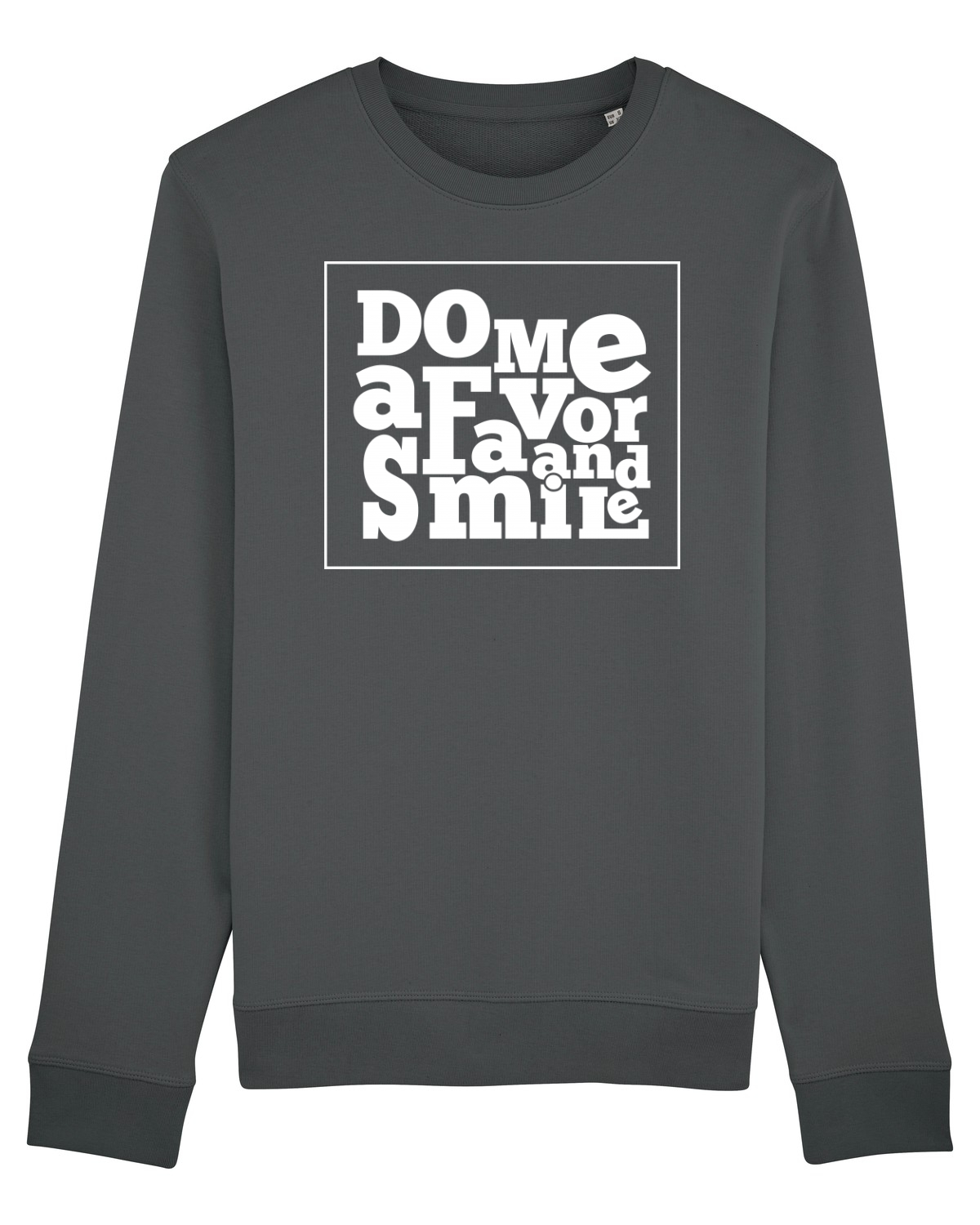Bluză mânecă lungă Unisex Rise Anthracite