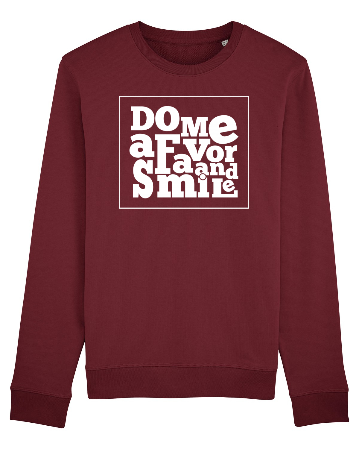 Bluză mânecă lungă Unisex Rise Burgundy