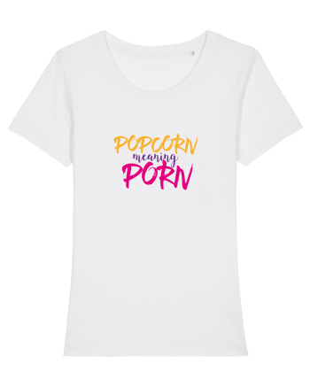 Popcorn meaning Porn White