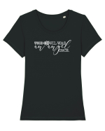 The Devil was an Angel once Tricou mânecă scurtă guler larg fitted Damă Expresser