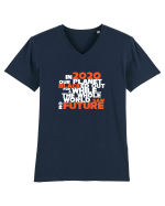 Black future Tricou mânecă scurtă guler V Bărbat Presenter