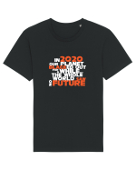 Black future Tricou mânecă scurtă Unisex Rocker