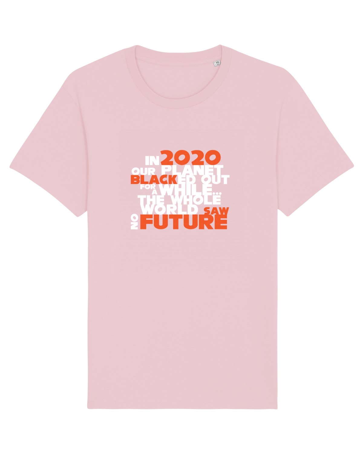 Tricou mânecă scurtă Unisex Rocker Cotton Pink