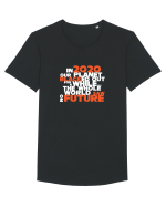 Black future Tricou mânecă scurtă guler larg Bărbat Skater
