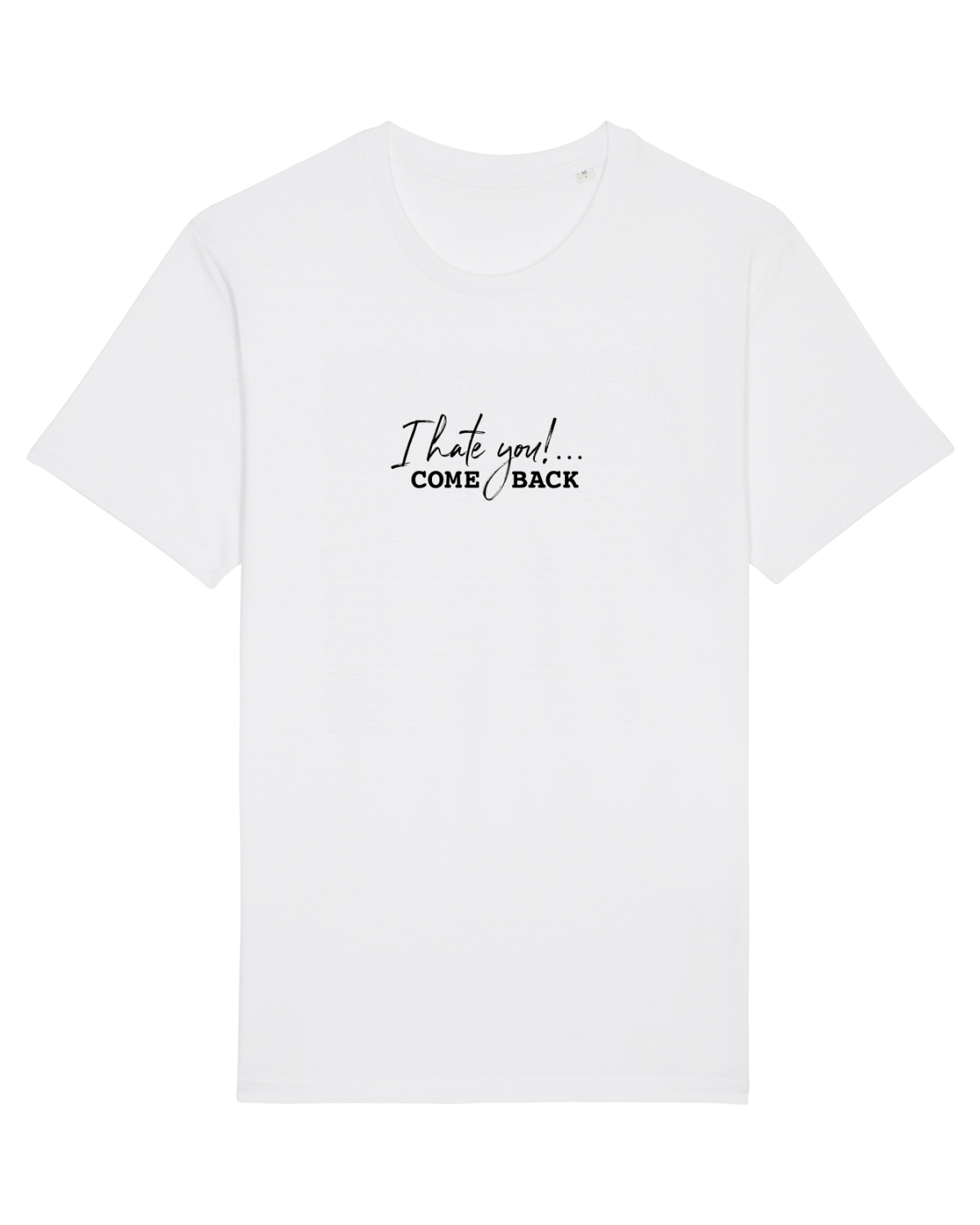 Tricou mânecă scurtă Unisex Rocker White
